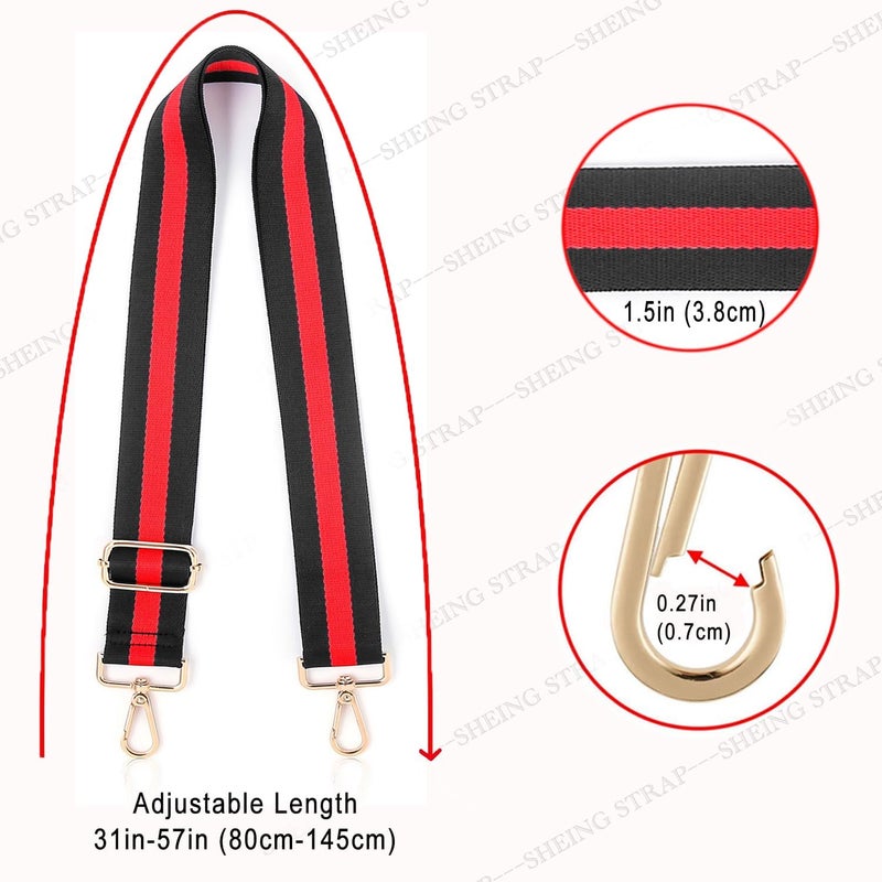 Shein Purse Strap Replacement Crossbody Handbag Shoulder Strap Adjustable - Image 4